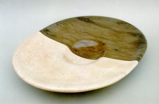 Plate in Sea's White and brown Limestones